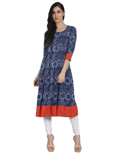 Buy Blue Kurtis & Tunics for Women by Kiana House Of Fashion Online |  Ajio.com