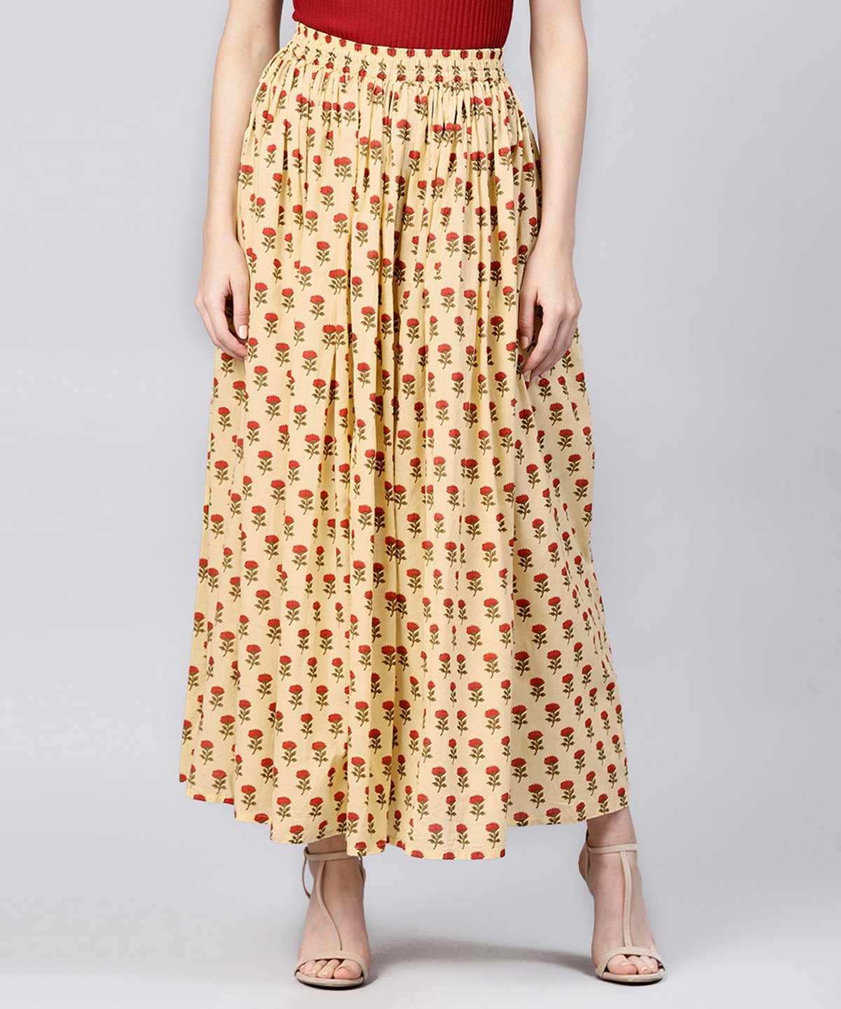 Pleated skirt clearance jabong