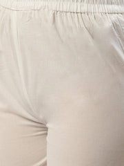 Women Sky Blue Three-Quarter Sleeves Flared Kurta and Palazzo set