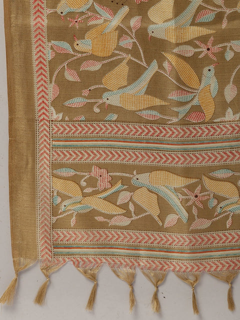 Women Red Three-Quarter Sleeves Straight Kurta and Trouser Pant set